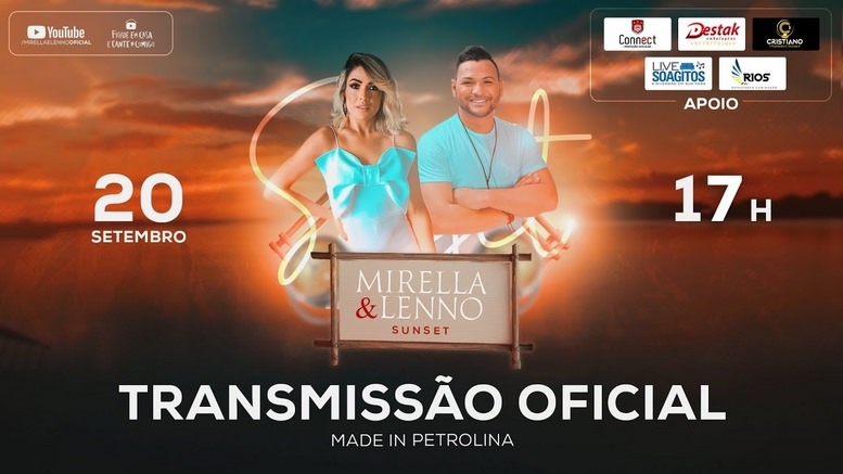 Live Mirella & Lenno Sunset | Made in Petrolina