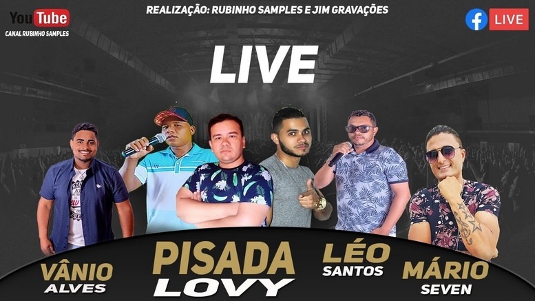 Assista a Live do Pisada Lovy e Amigos