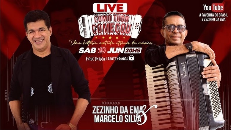 Assista a Live De Zezinho Da Ema e Marcelo Silva 19.06.2021
