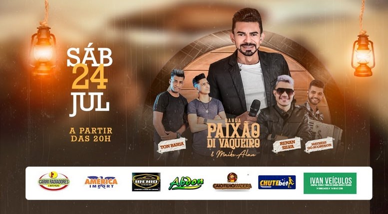 Assista a Live Da Banda Paixão Di Vaqueiro & Maike Alan 24.07.2021