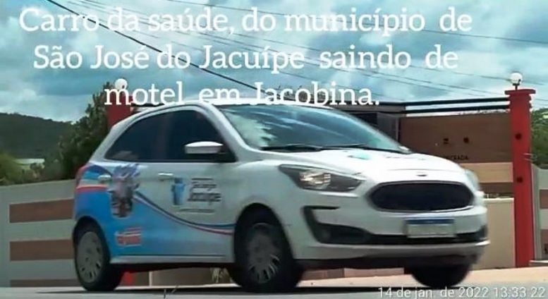 Carro de prefeitura baiana é flagrado saindo de motel em Jacobina durante expediente