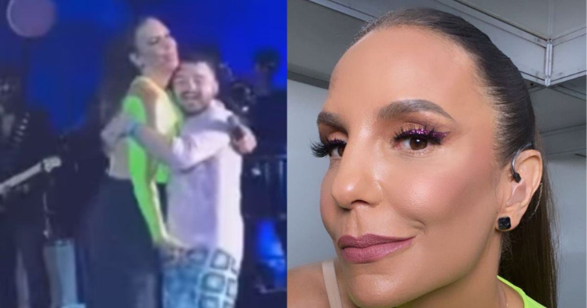 Vídeo: Ivete tem palco invadido por fã 'animado' e afirma: 'Tá de pau duro'