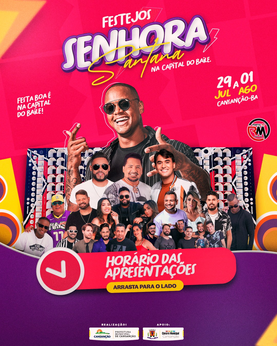 FESTEJOS SENHORA SANTANA 2022 EM CANSANÇÃO - BA