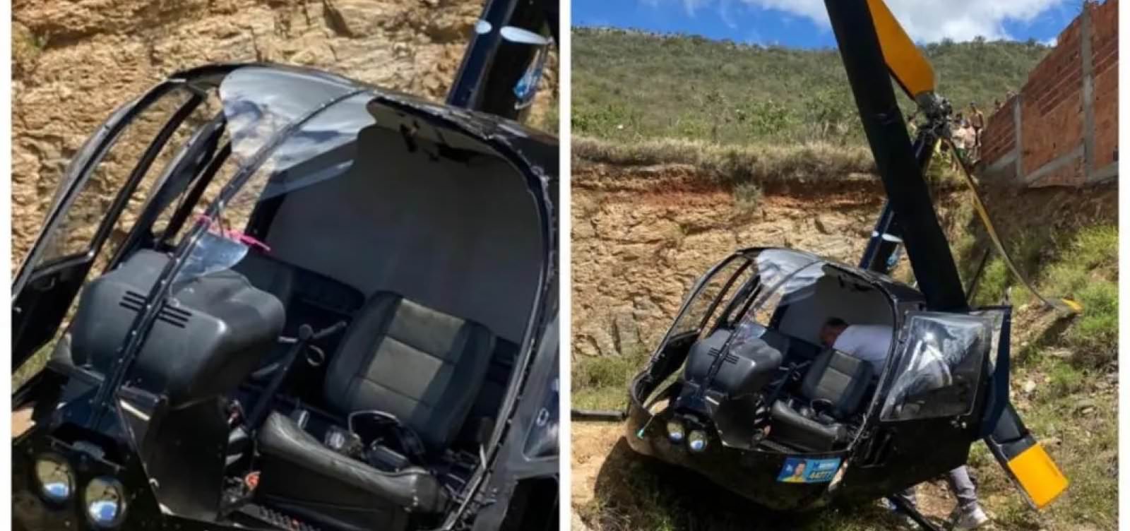 Helicóptero cai com deputado federal da Bahia e aliado no interior do estado