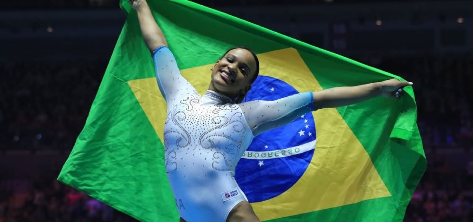 É ouro! Rebeca Andrade conquista 1° lugar em pódio do Mundial de Ginástica Artística