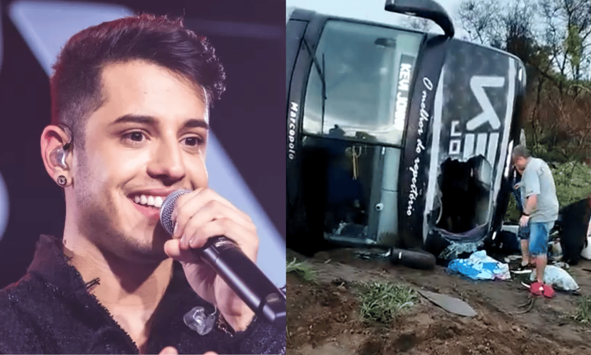 Após acidente com ônibus, Kevi Jonny cancela shows na Bahia; cinco pessoas ficaram feridas