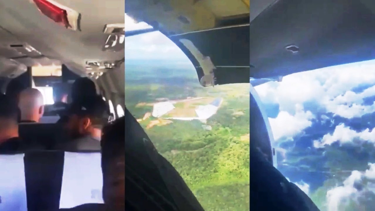Avião com banda de Tierry faz pouso de emergência após porta traseira abrir: ‘ficamos apreensivos’