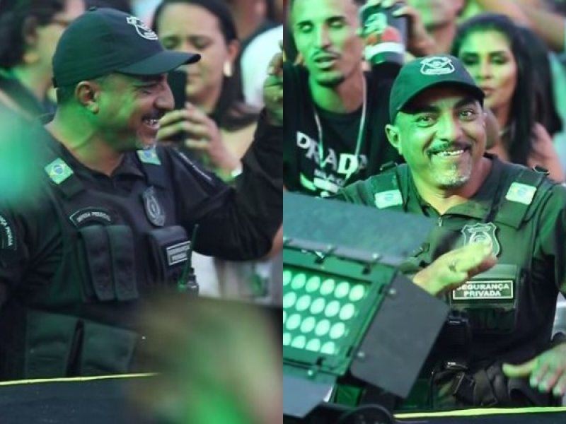 Vídeo: Segurança é demitido após ser flagrado curtindo show de Unha Pintada