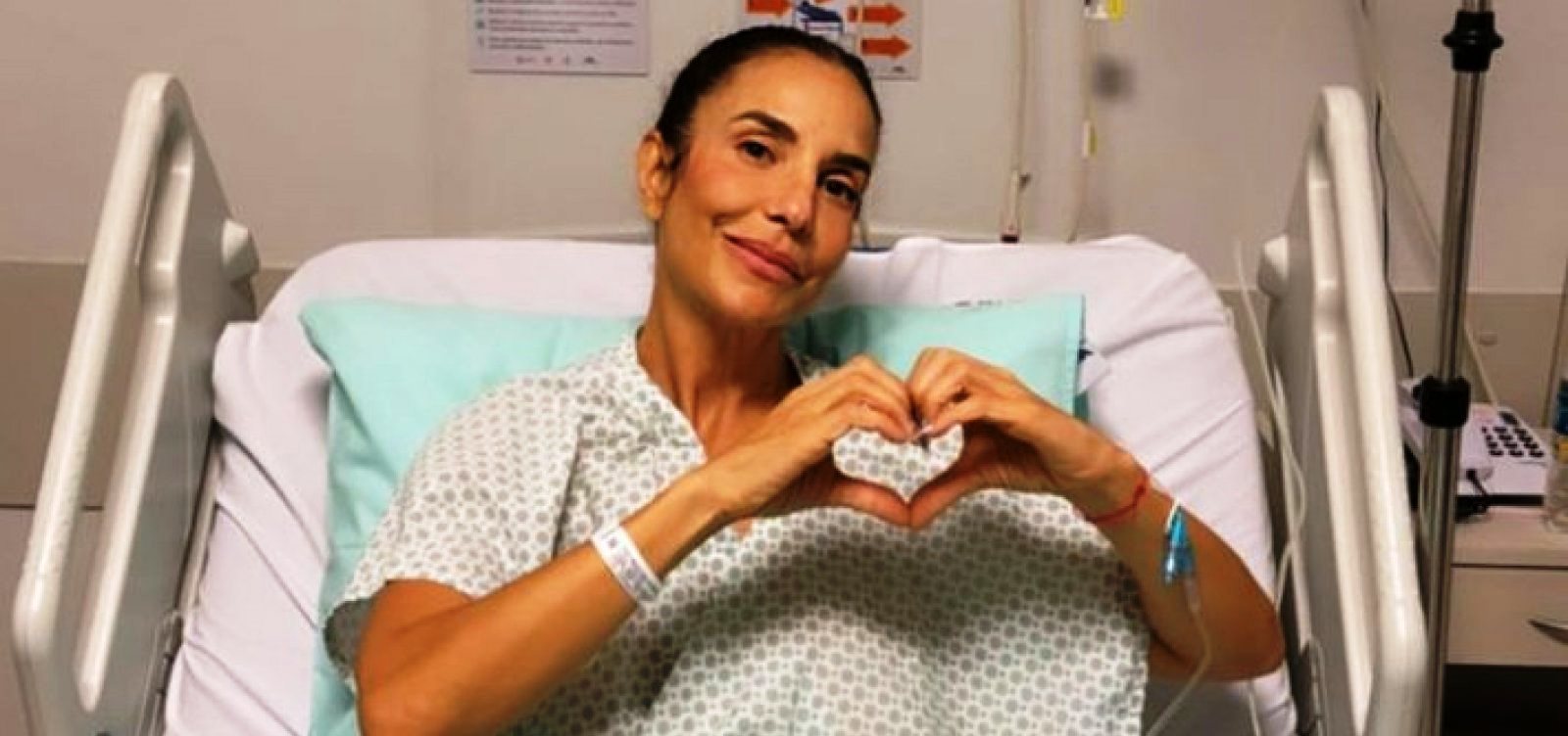 Ivete Sangalo é internada para tratar uma pneumonia