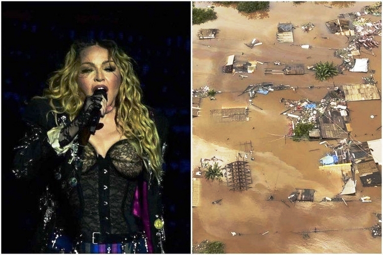 Madonna doa R$ 10 milhões ao Rio Grande do Sul, diz colunista
