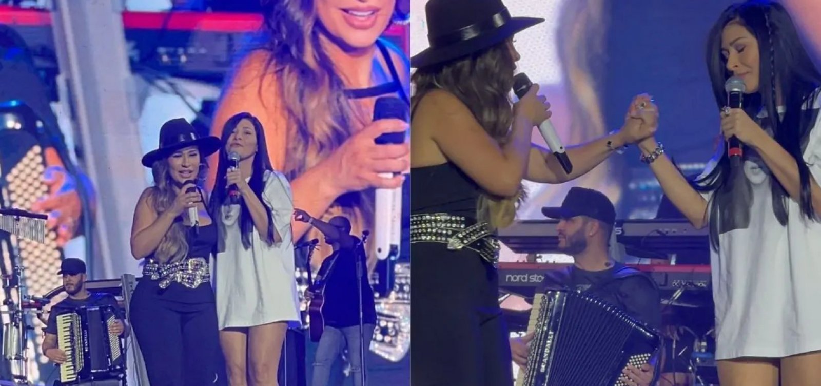 Simone e Simaria cantam juntas novamente e emocionam público: 