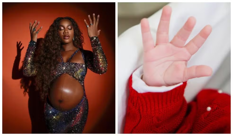 Nala, primeira filha da cantora Iza, nasceu