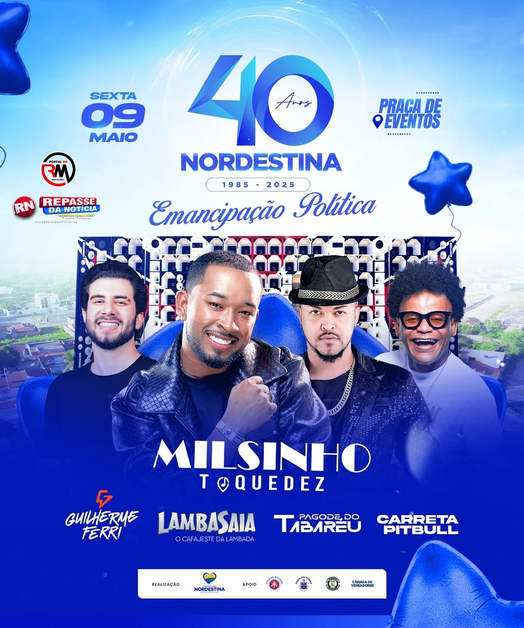 Festa Emancipação Politica de Nordestina - BA 2025