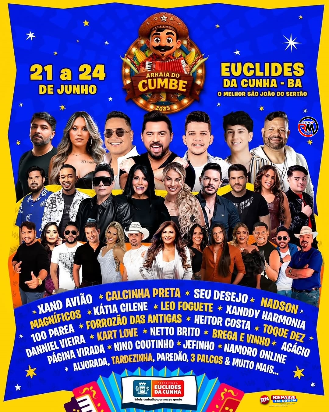 Arraiá do Cumbe 2025: Euclides da Cunha Anuncia Atrações para o Melhor São João do Sertão