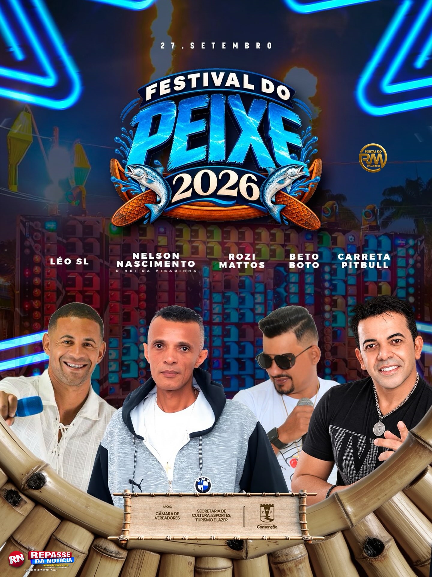 Festival do Peixe 2026 Em Bela Vista - Cansanção - BA